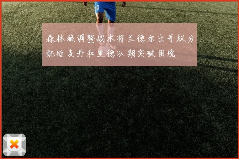 森林狼调整战术将兰德尔出手权分配给麦丹和里德以期突破困境